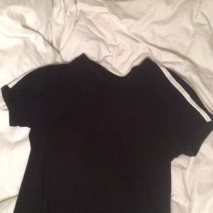 Small, black t shirt